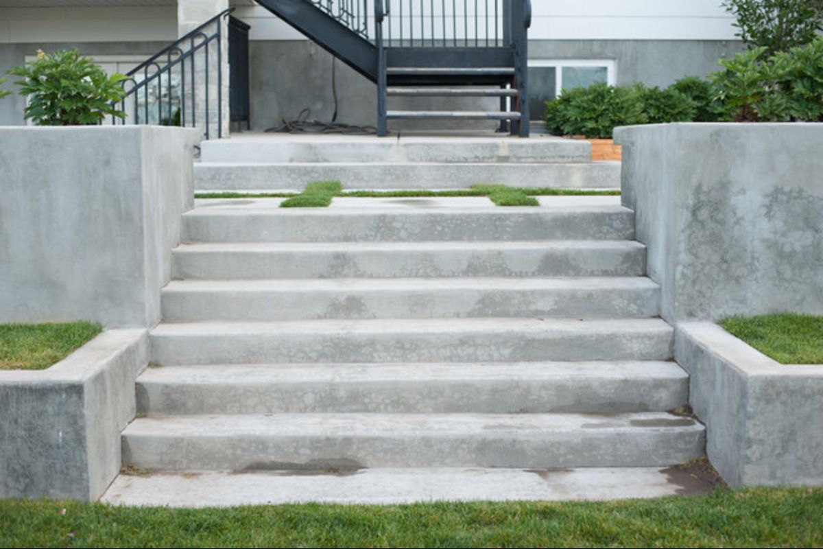Concrete stairs Tampa Bay Florida