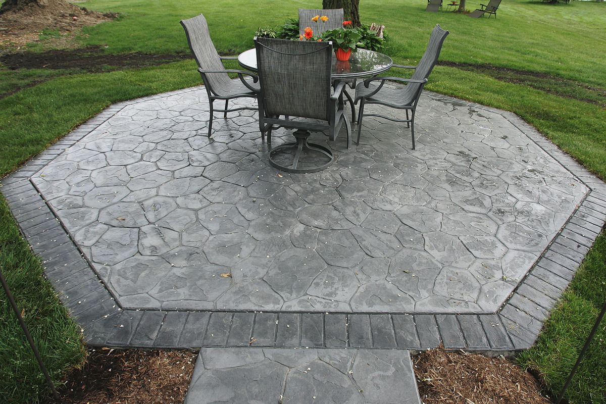Stamped concrete Tampa Bay Florida
