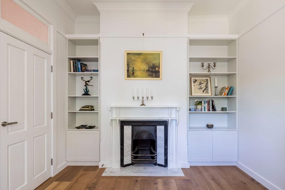 There Is a Fireplace in The Middle of The Room — Goode By Design in Unanderra, NSW