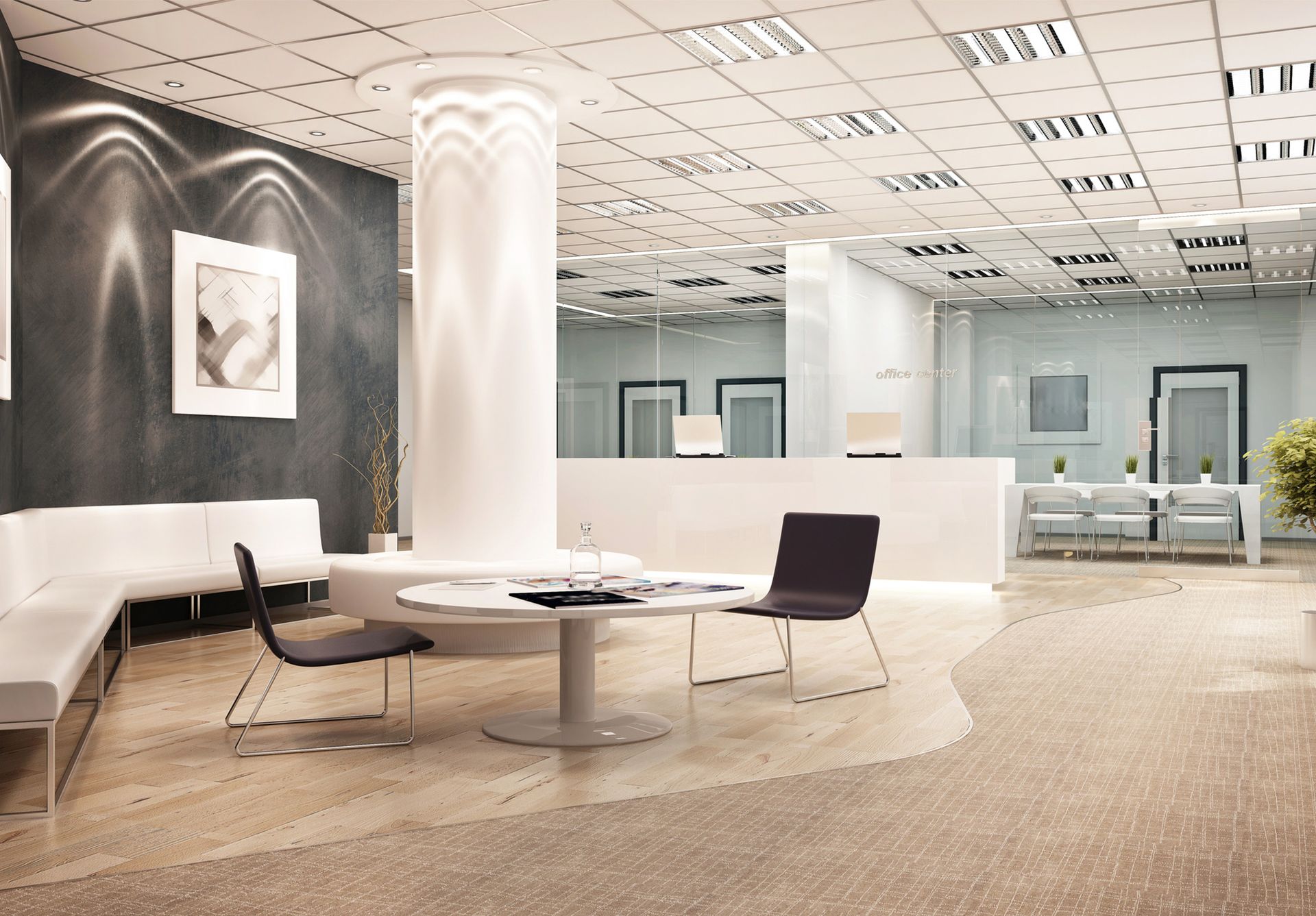 Modern Office Interior Design — Daytona Beach, FL — HD Flooring Inc
