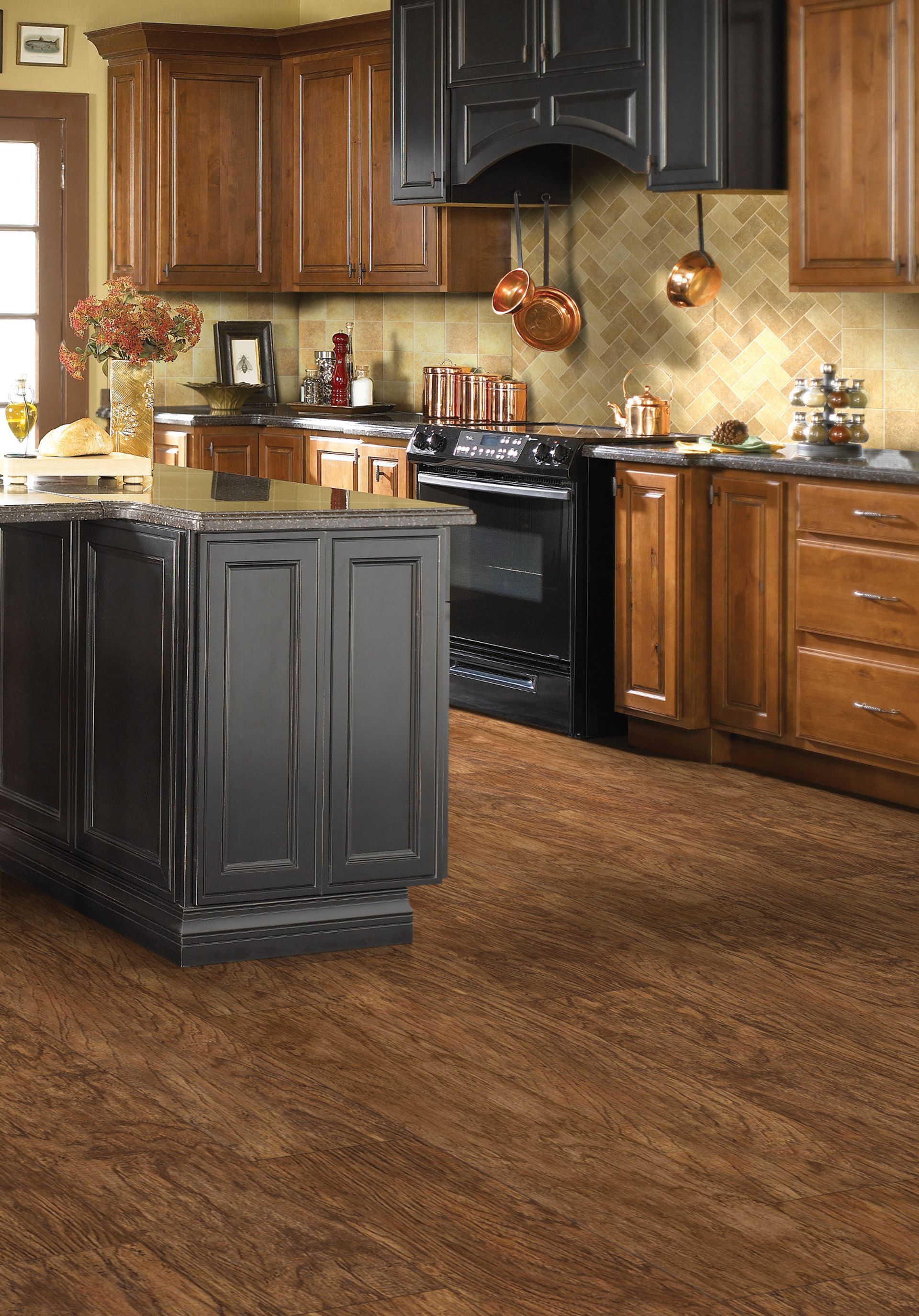 Cherry Wood Kitchen Cabinet — Daytona Beach, FL — HD Flooring Inc