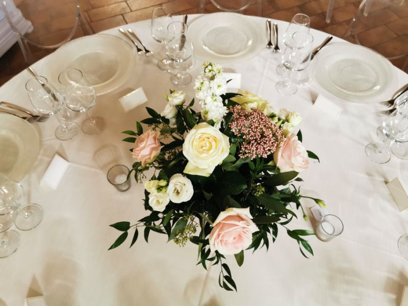 centro tavola per sposi