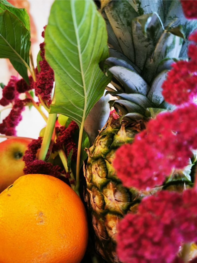 dettaglio composizione floreale