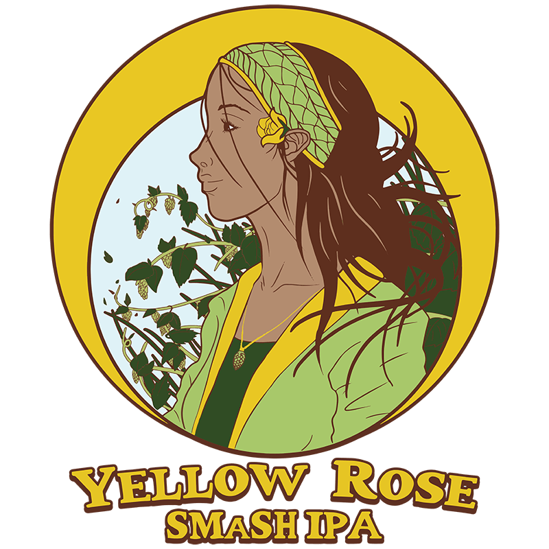 Yellow Rose Merch Art
