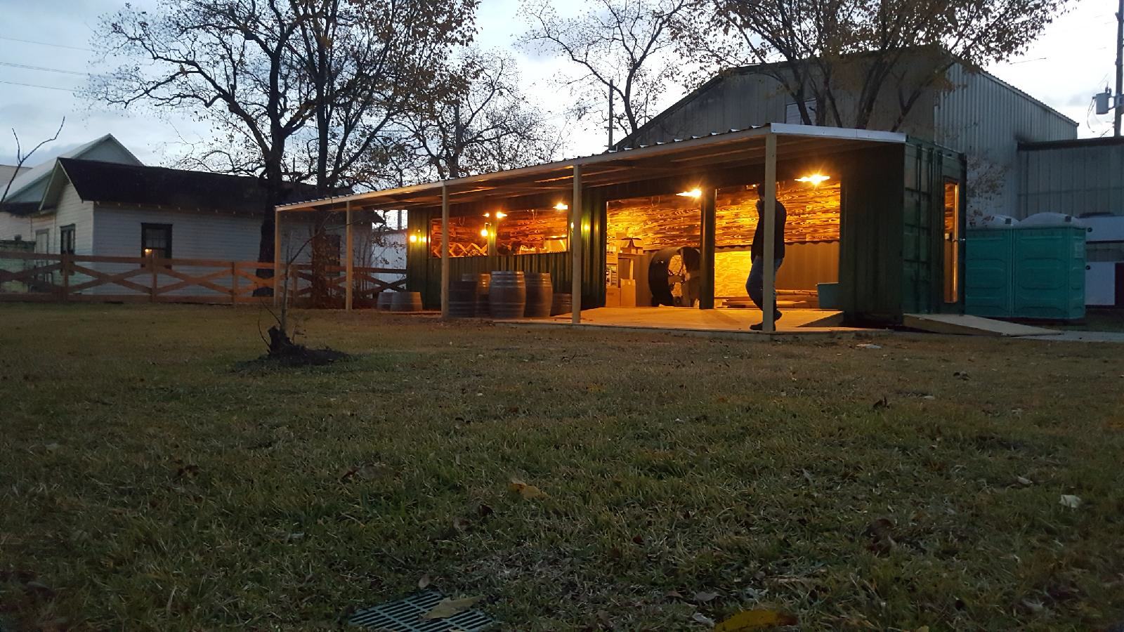 Beer Garden at Local Brewery - Magnolia, TX