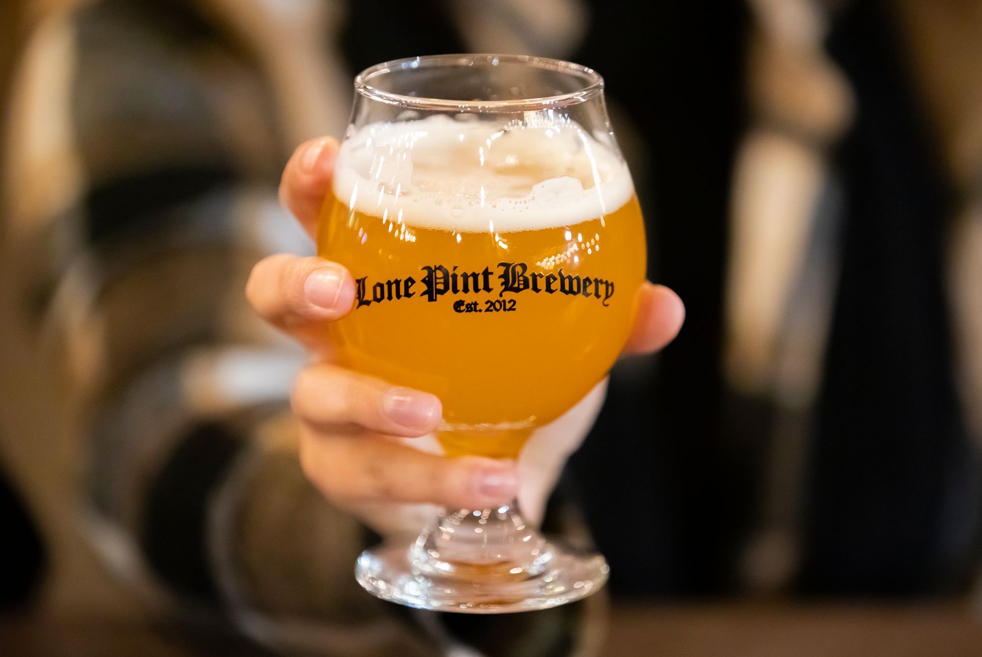 BEER GLASS IN HAND