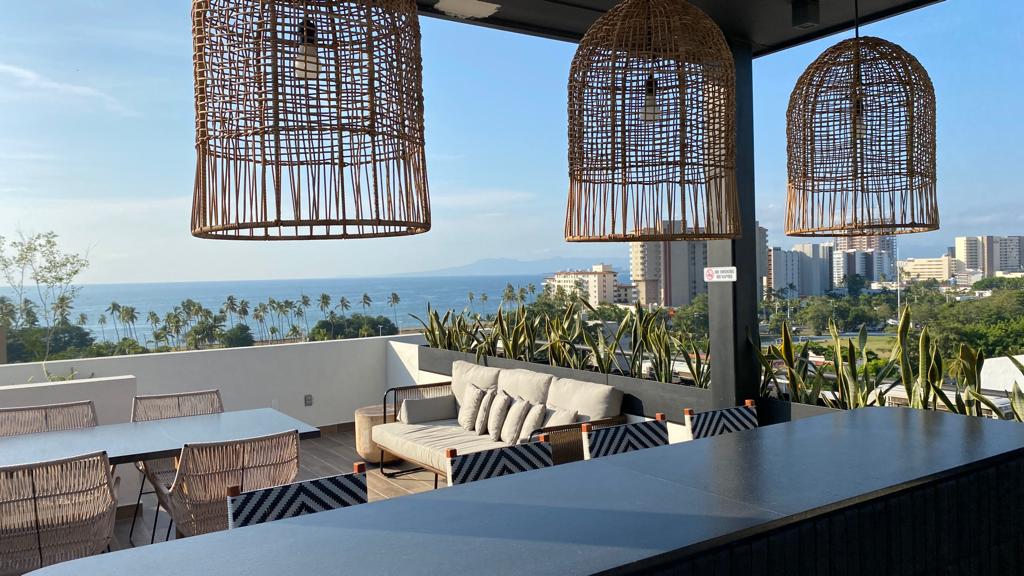 Barbecue and dining area