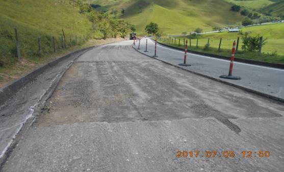 Un camino muy estrecho con muchos árboles a los lados.