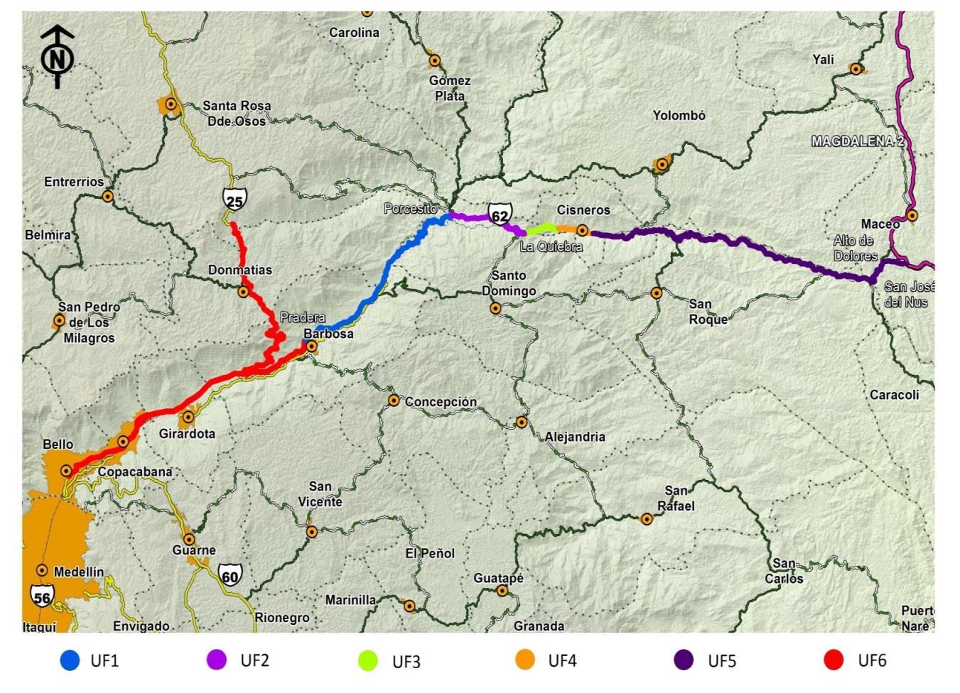 Un mapa de un país con las letras URL en él.