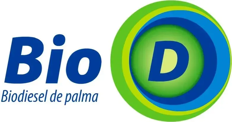 Un logo azul y verde para Biodiesel de Palma