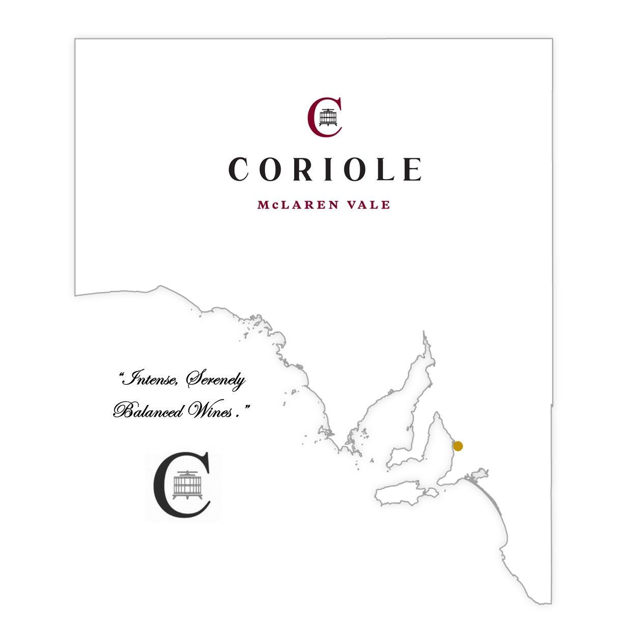 A black and white map of great western australia