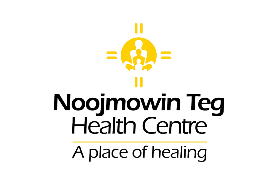 The logo for noojmowin teg health centre a place of healing