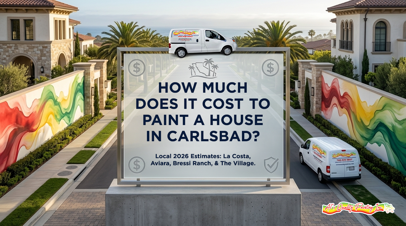 How Much Does It Cost to Paint a House in Carlsbad CA? (2026 Estimates)