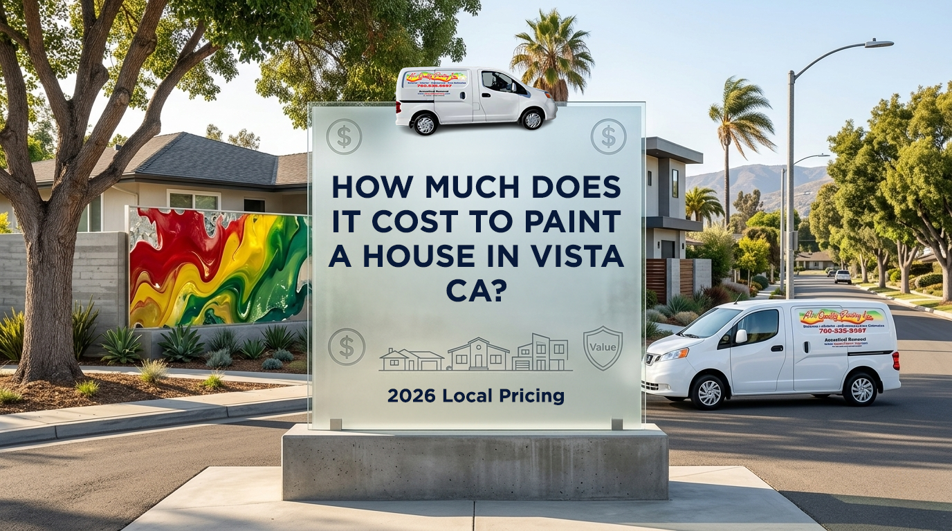 How Much Does It Cost to Paint a House in Vista CA? (2026 Local Pricing)