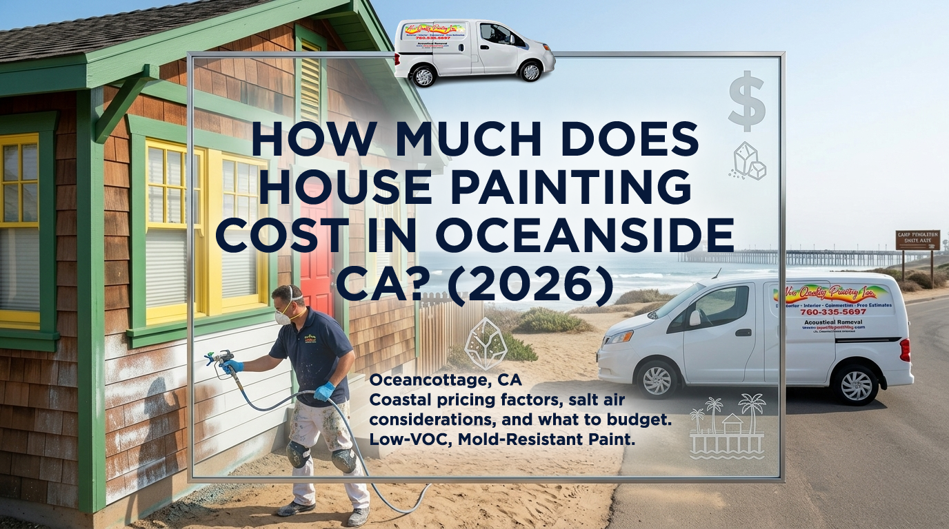 Painting a House in Oceanside CA: What It Costs & How to Budget (2026)