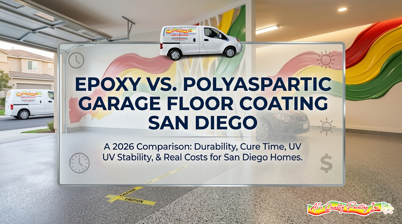 Epoxy vs. Polyaspartic Garage Floor Coatings: Which Is Right for Your San Diego Garage?
