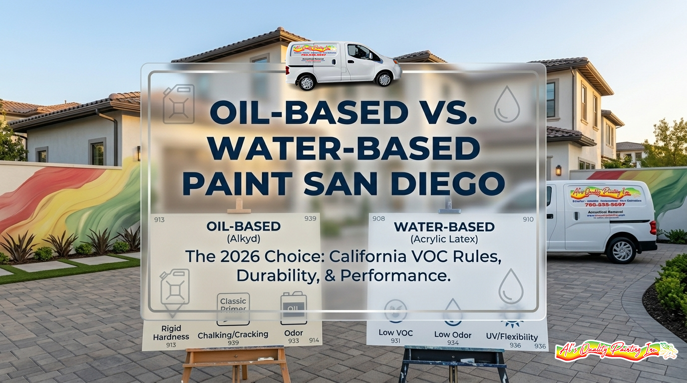 Oil-Based vs. Water-Based Paint for San Diego Homes: Which Should You Choose?
