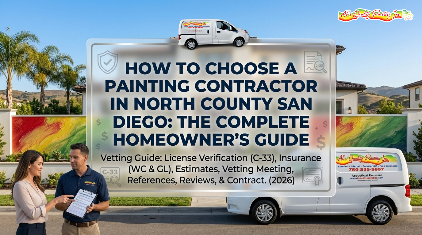 How to Choose a Painting Contractor in North County San Diego: The Complete Homeowner's Guide