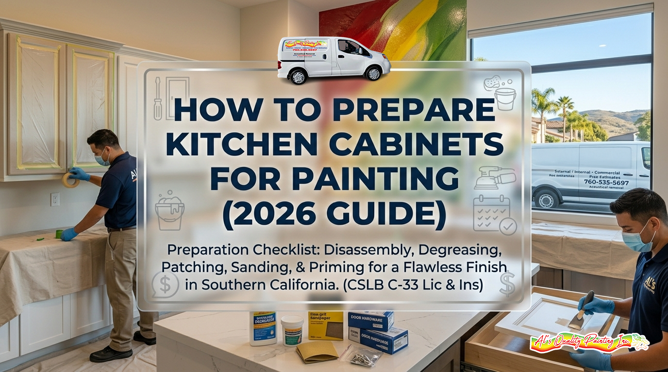 How to Prepare Kitchen Cabinets for Painting