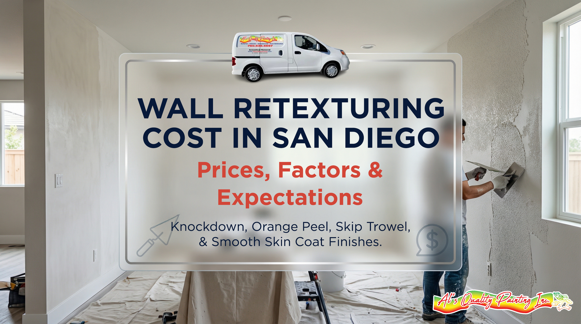 Wall Retexturing Cost in San Diego: Prices, Factors & What to Expect