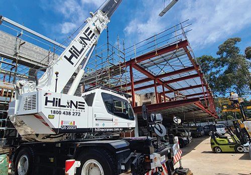 crane hire service for HVAC