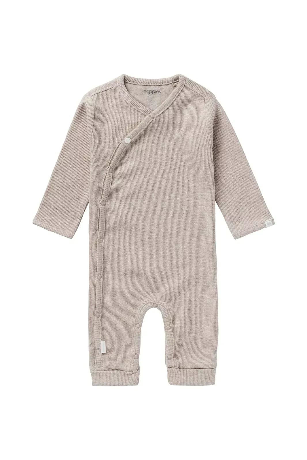 Noppies overslag shirtje taupe