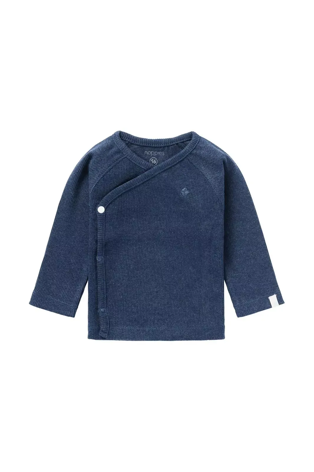 Noppies donkerblauw overslag shirtje