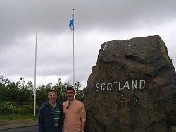 English Scottish border