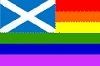 rainbow flag of Scotland