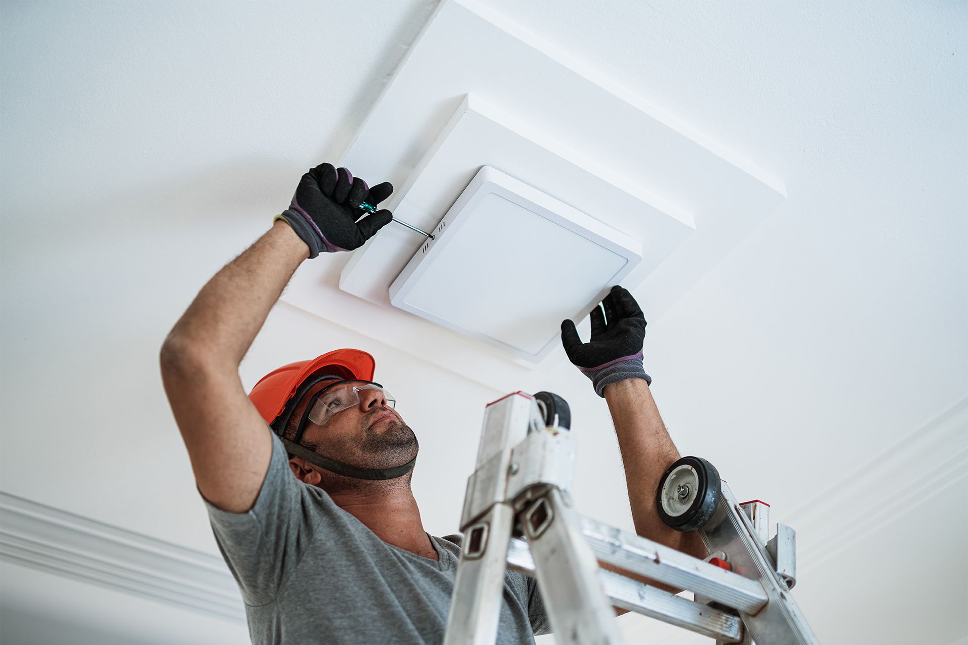 Installing a new led light.