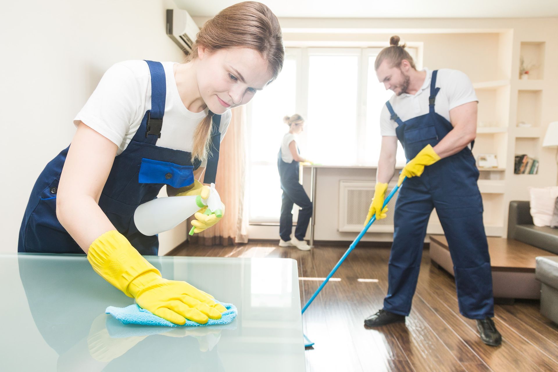Cleaning Service With Professional Equipment