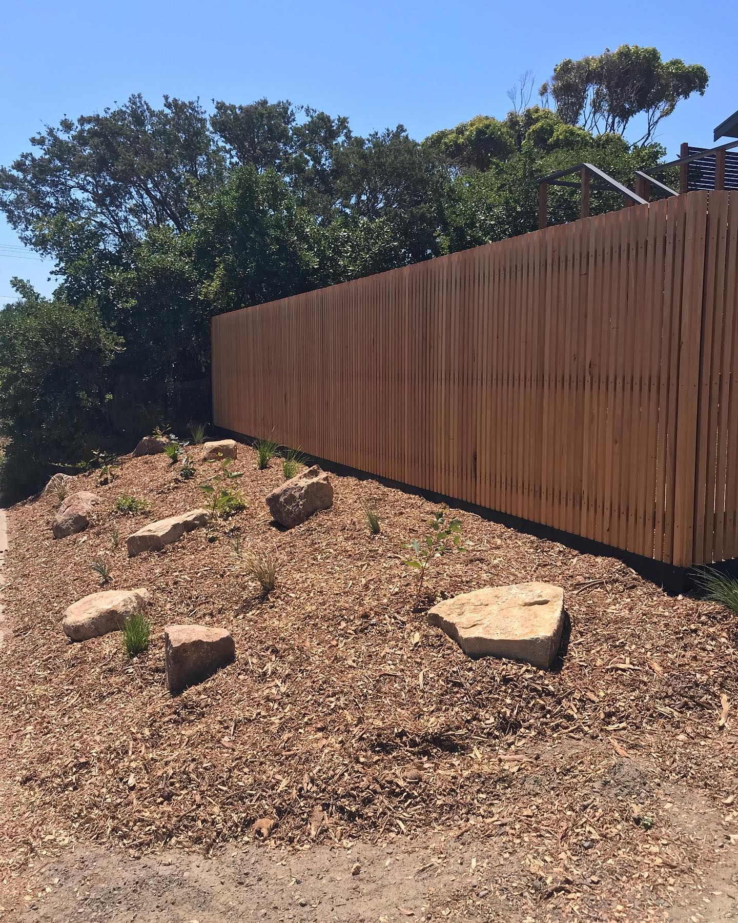 fencing and landscaping and landscaping rocks