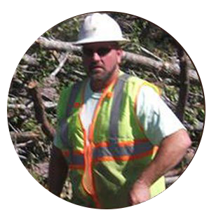 Gentleman in the hard hat | Columbus, GA | Ron's Tree Service LLC