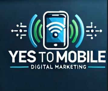 A logo for yes to mobile digital marketing