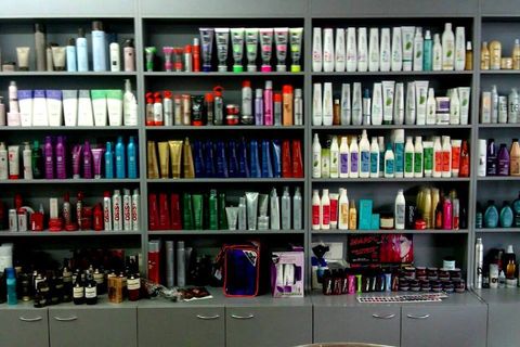Extensive range of hair products at Bliss hair design salon