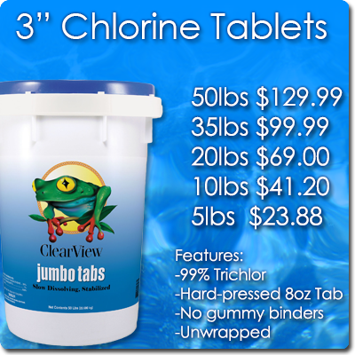 a bucket of clearview jumbo tabs for $ 129.99