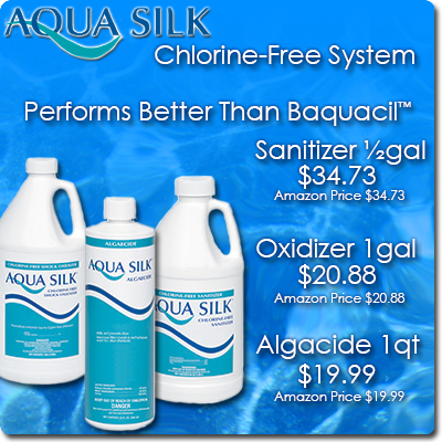 aqua silk chlorine free system performs better than baquacil