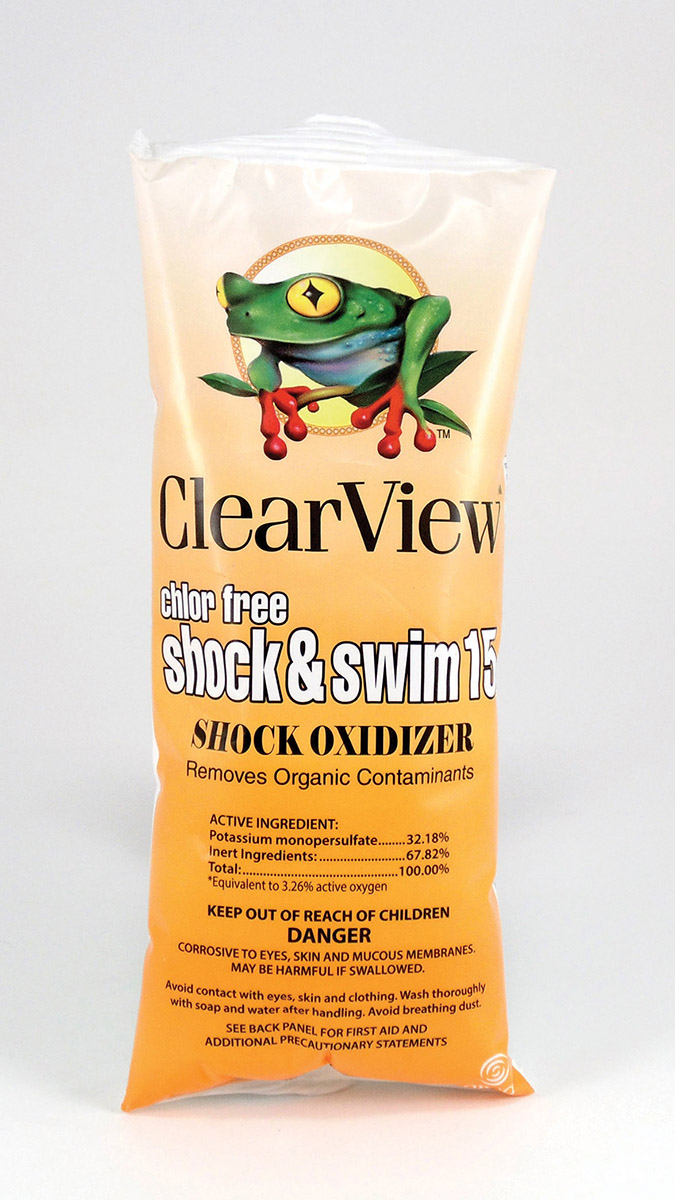 a bucket of clearview jumbo tabs with a frog on the label