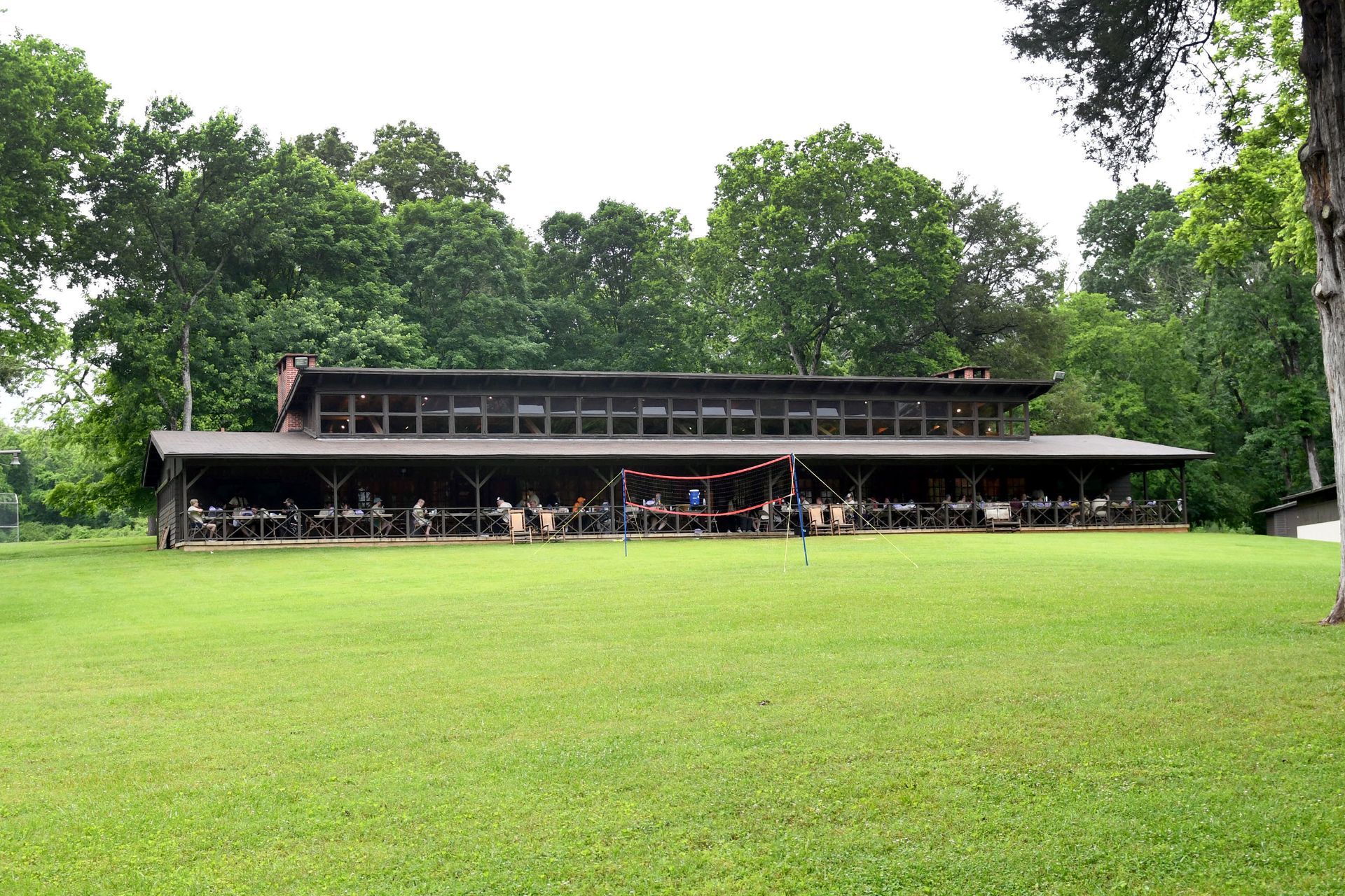 A photo of the mess hall located at Camp Double G.