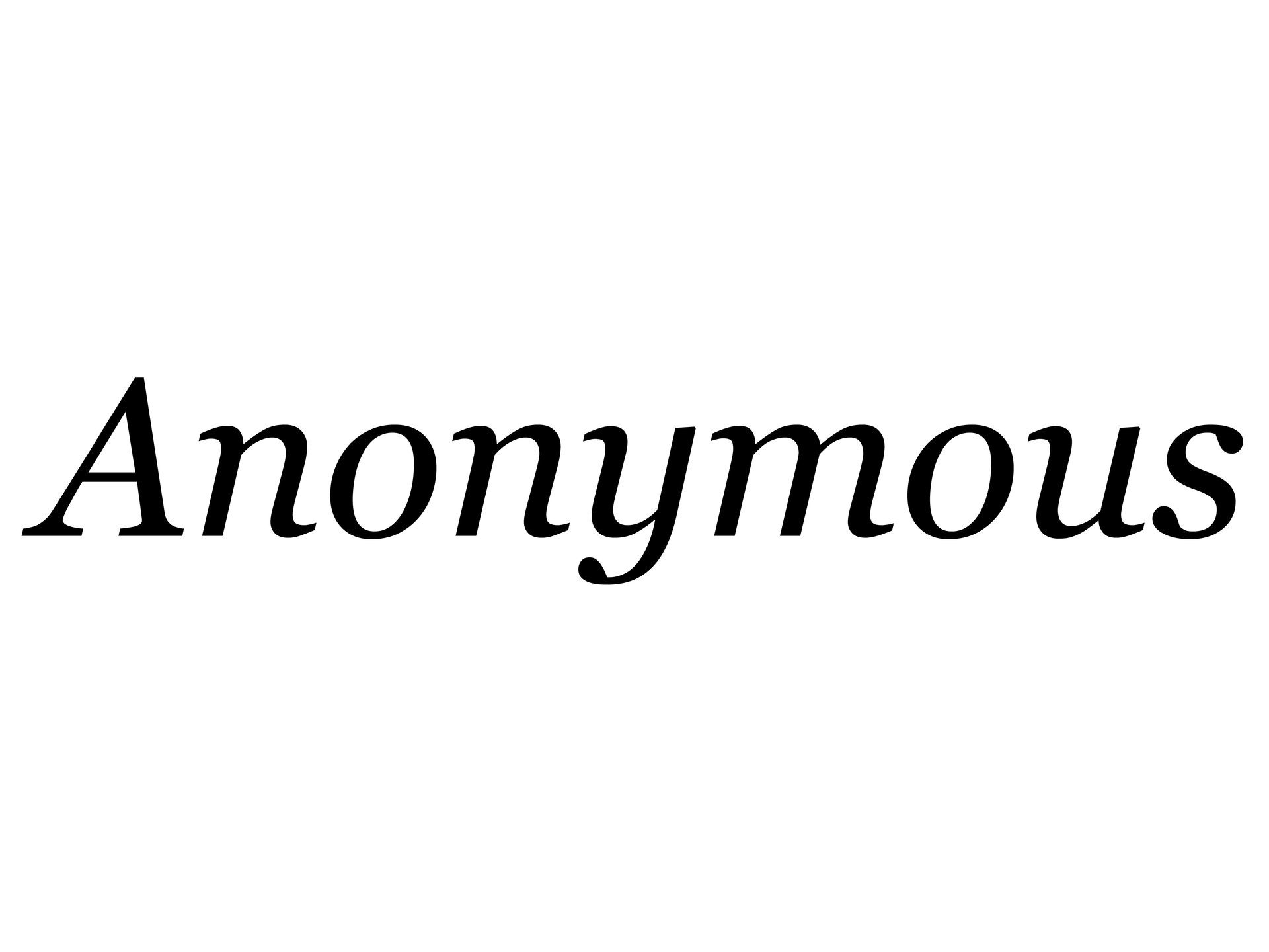 Anonymous logo.