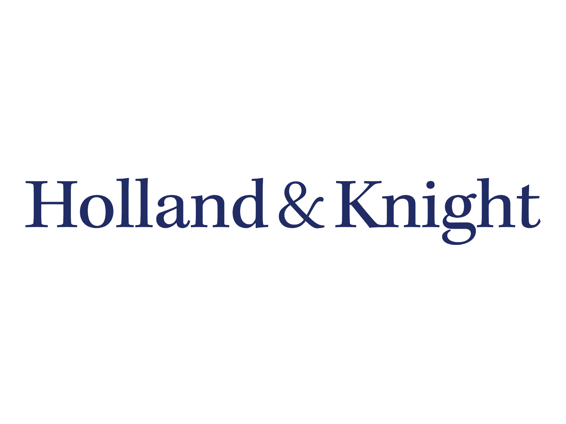 Holland & Knight logo.