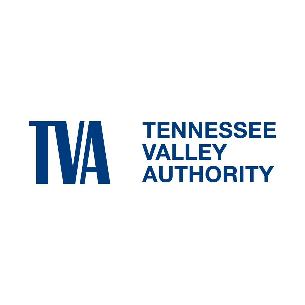 The logo of TVA.