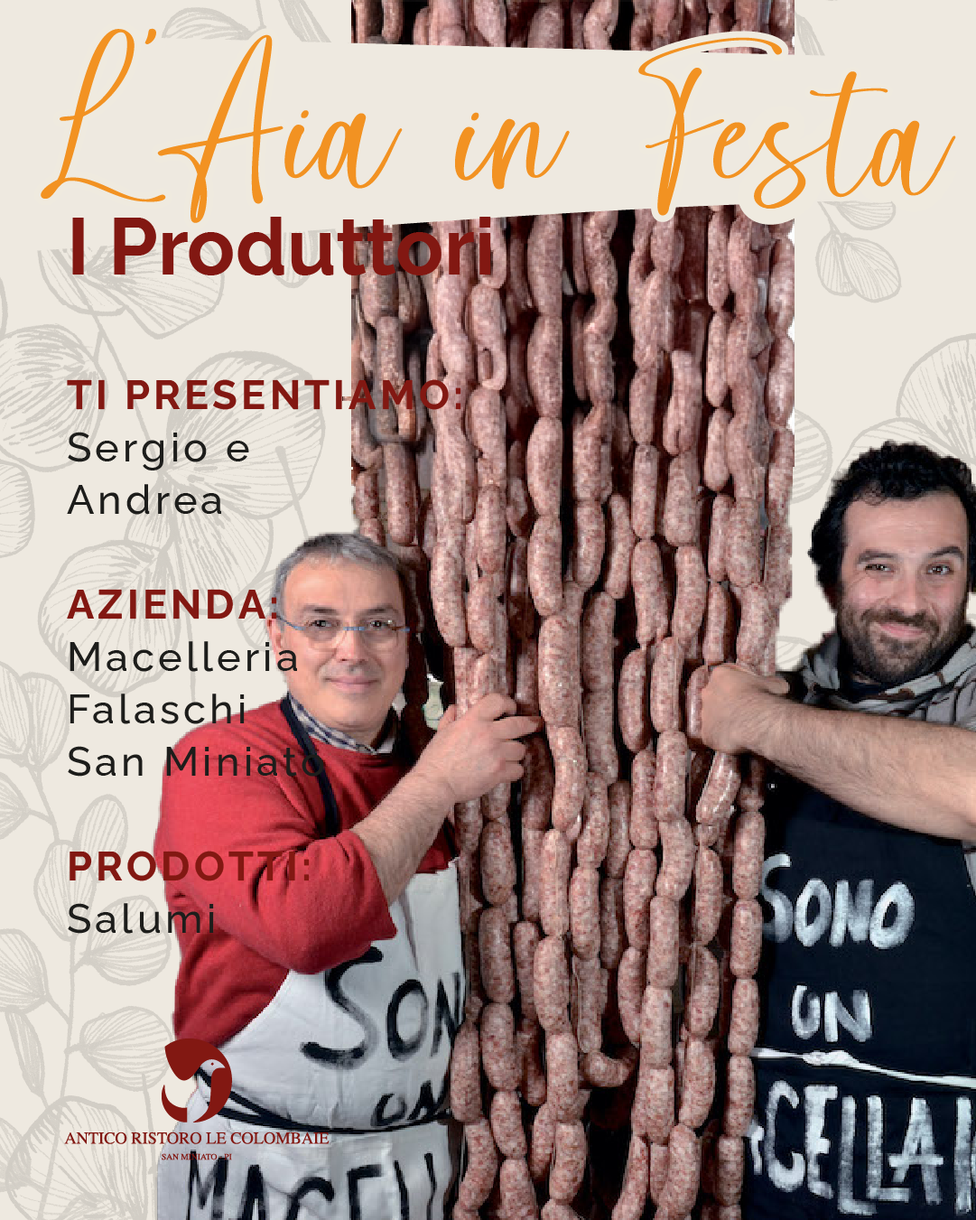 Sergio e Andrea della Macelleria Falaschi – San Miniato