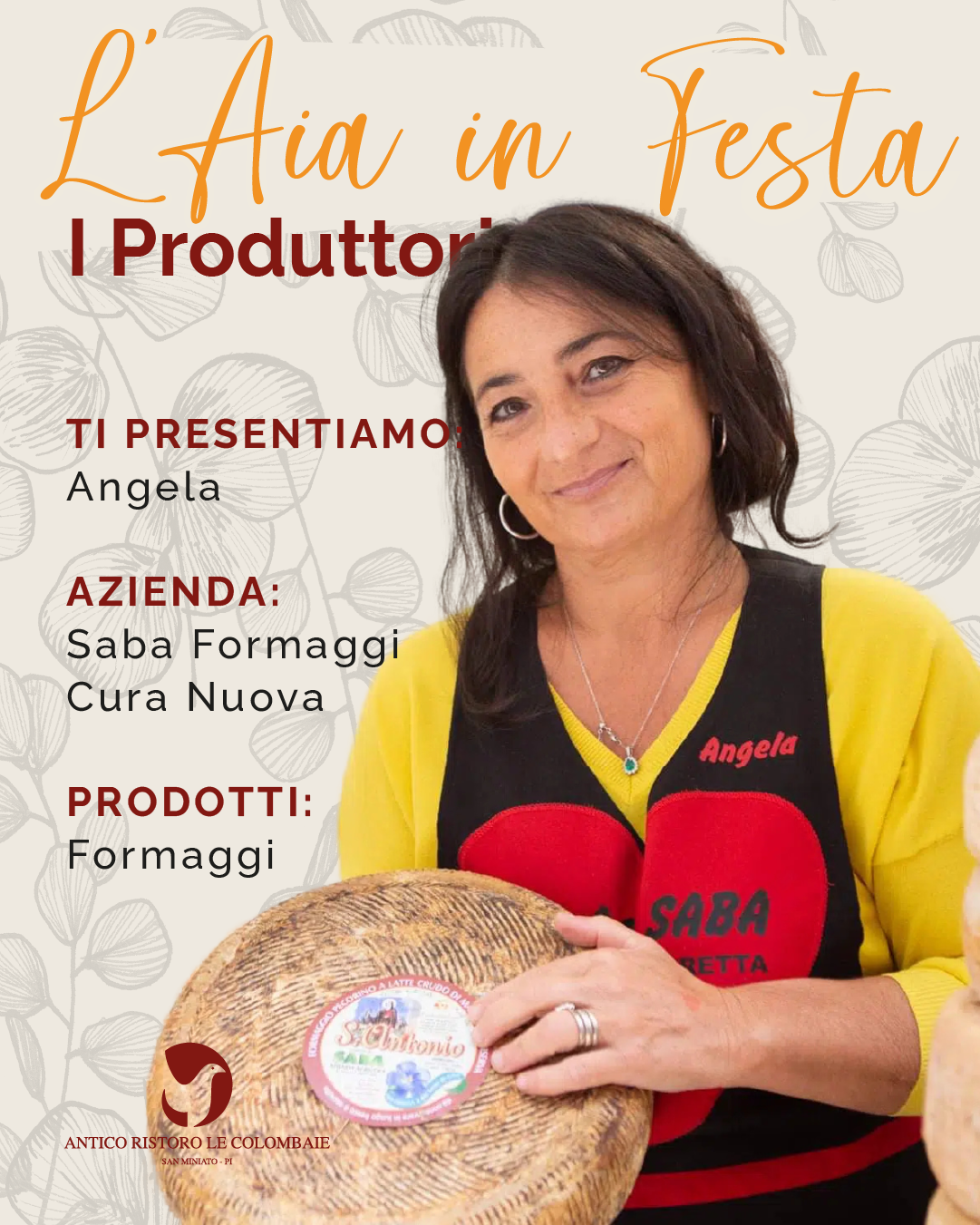 Angela di Saba Formaggi – Cura Nuova
