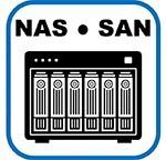 Un dibujo lineal de un archivador con carpetas en su interior.