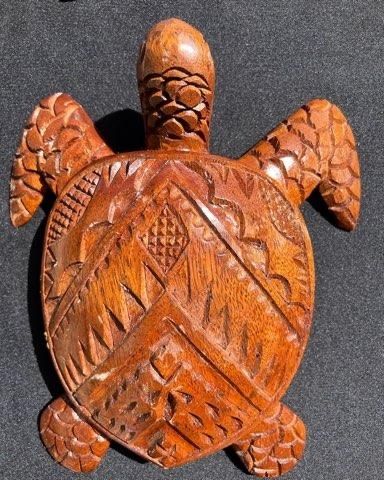 A Man with A Tattoo of Palm Trees on His Leg Is Standing in The Water — Aiea, HI — Auvaa Island Made LLC