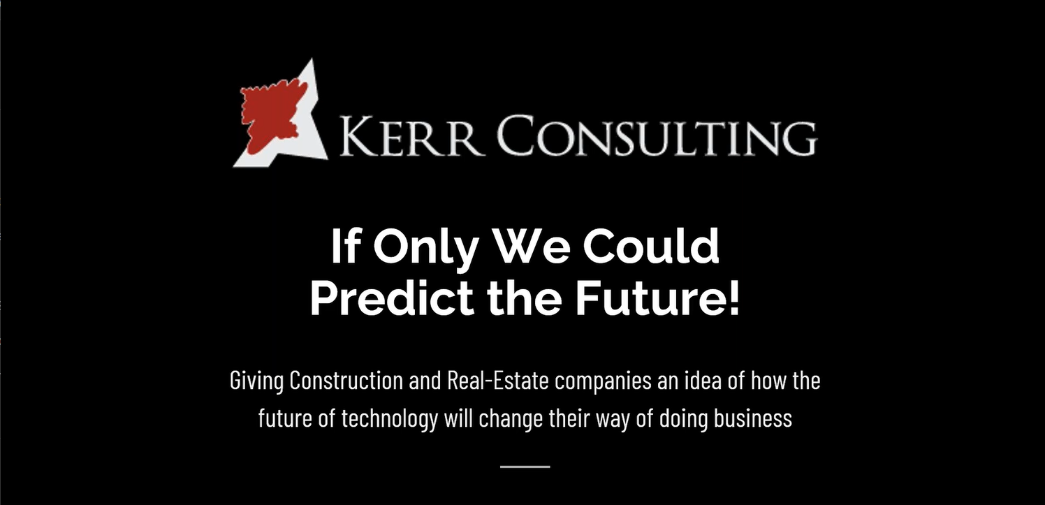 Webinar Recap: If Only We Could Predict the Future - Your Plan for Construction and Real Estate