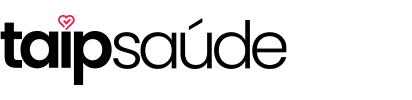 O logotipo da Taipsaúde é a palavra