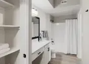 Thumbnail 7 of 27 - Modern Bathroom with Storage