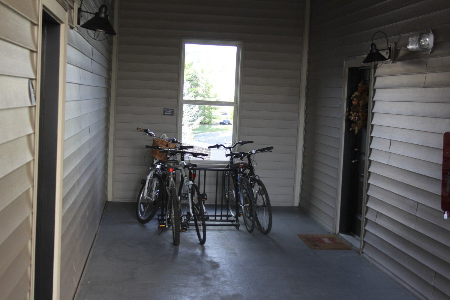 Covered Bike Storage
